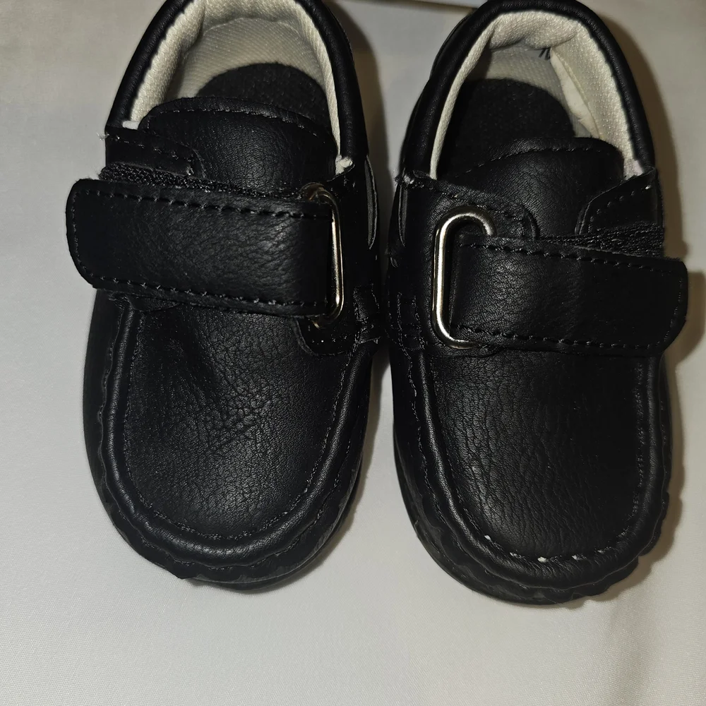 Classic Black Baby Walker Shoes